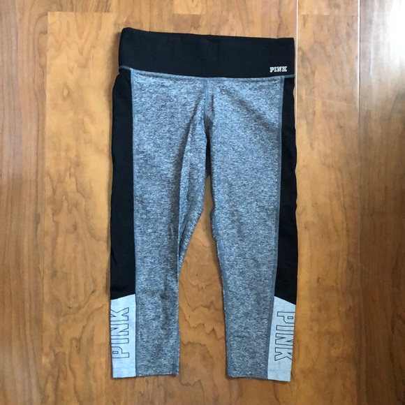 PINK Victoria's Secret Pants - Victoria's Secret PINK Cropped Yoga Workout Pants